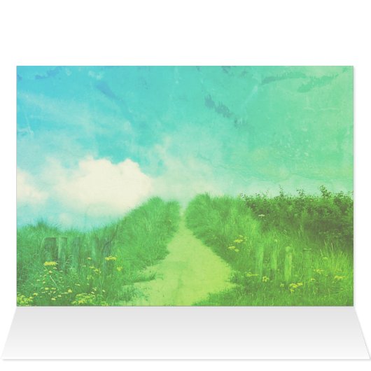 Moge de Wegrijping omhoog om u te ontmoeten, Ierse (Binnen Horizontaal (Boven))