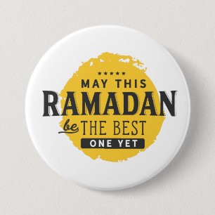 Moge deze Ramadan nog de beste zijn Ronde Button 7,6 Cm