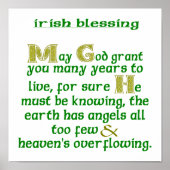 Moge God je vele jaren geven Poster (Voorkant)