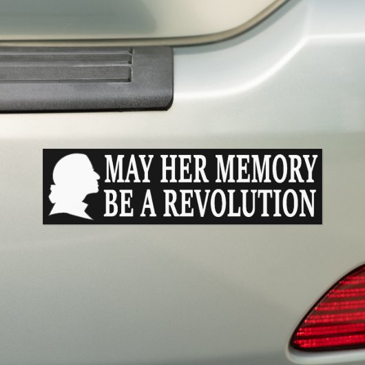 Moge haar herinnering een revolutionaire RBG zijn Bumpersticker (Op auto)