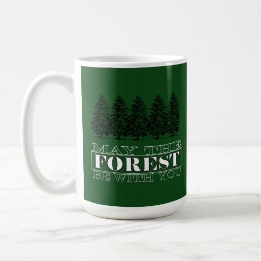 Moge het bos bij jou zijn koffiemok (Links)