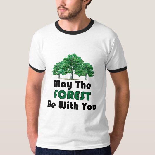 Moge het bos bij jou zijn t-shirt (Voorkant)