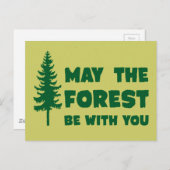 Moge het bos bij u zijn briefkaart (Voorkant / Achterkant)