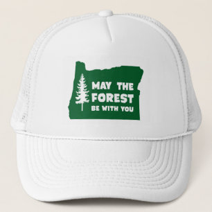 Moge het bos met je oregon zijn trucker pet
