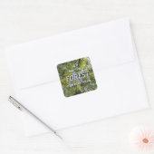 Moge het bos met u stickers blad zijn (Envelop)