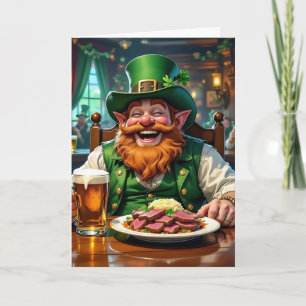 Moge het geluk van de Ieren met U zijn! St Pattys Kaart