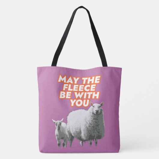 Moge het vlies met u zijn Tas (Achterkant)