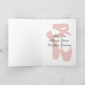 Moge je altijd dansen kaart (Binnen)