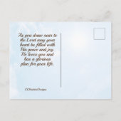 Moge je dag worden gevuld met Blessings, Iers Briefkaart (Achterkant)