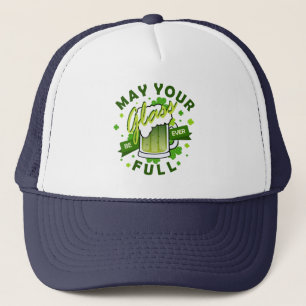 Moge je glas vol zijn groene bier St. Patrick's Trucker Pet
