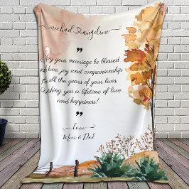 Moge je huwelijk worden beknibbeld op een aangepas fleece deken