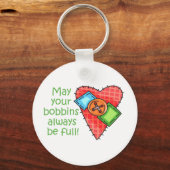 Moge je klossen altijd vol zijn! sleutelhanger (Voorkant)