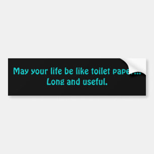 Moge je leven bumpersticker