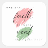 Moge je vertrouwen | CHRISTELIJKE STICKER | Religi (Voorkant)