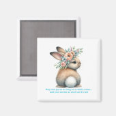 Moge je vreugde net zo lang zijn als een konijnenk magneet (Voorkant / Achterkant)