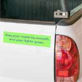 Moge je wegen glad zijn bumpersticker (Op Truck)