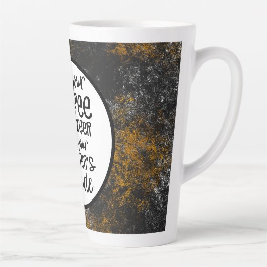 Moge Koffie sterker zijn dan je dochter houding Latte Mok (Rechts)