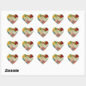 Moge liefde... hart sticker (Vel)