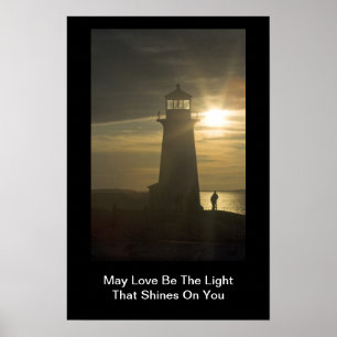 Moge liefde het licht zijn... II Afdrukken Poster