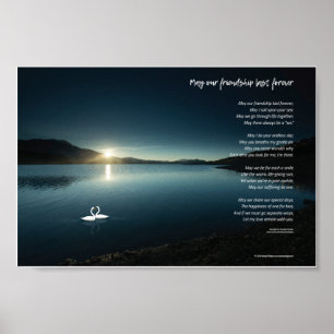 Moge onze vriendschap eeuwig duren poster