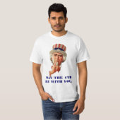 Moge op 4 juli met je oom Sam zijn T-shirt (Voorkant volledig)
