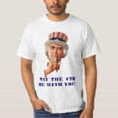 Moge op 4 juli met je oom Sam zijn T-shirt (Voorkant)