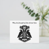 Moge Thor de hamer van Thor beschermen Briefkaart (Staand voorkant)