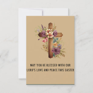 Moge u gezegend worden met onze Lord Easter Kaart