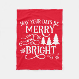 Moge uw dagen fijn en helder zijn fleece deken