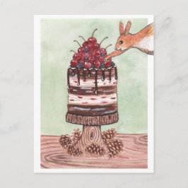 Moge uw feestdag Cherry en Bright zijn Briefkaart