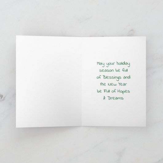 Moge uw feestdagen magisch zijn kaart (Binnen)