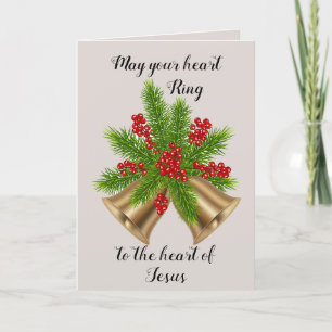 Moge uw Hart Ring Kerst Wenskaart Feestdagen Kaart