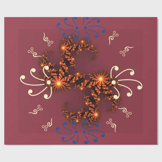 Moge uw Kerstmis vrolijk en helder zijn Cadeaupapier (Vlak)