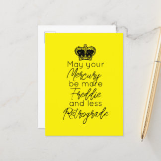 Moge uw kwik meer Fred en minder Retrograde zijn Briefkaart