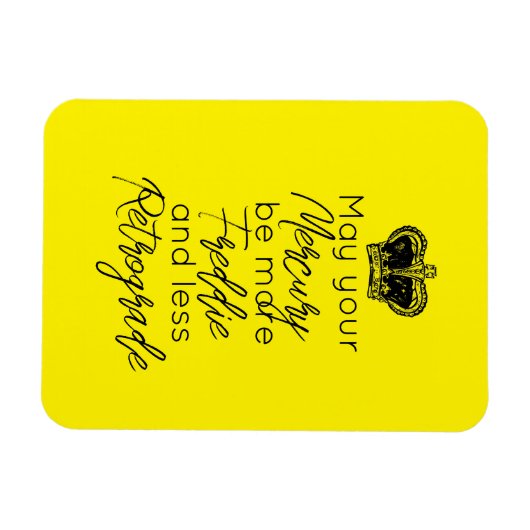 Moge uw kwik meer Fred en minder Retrograde zijn Magneet (Horizontaal)