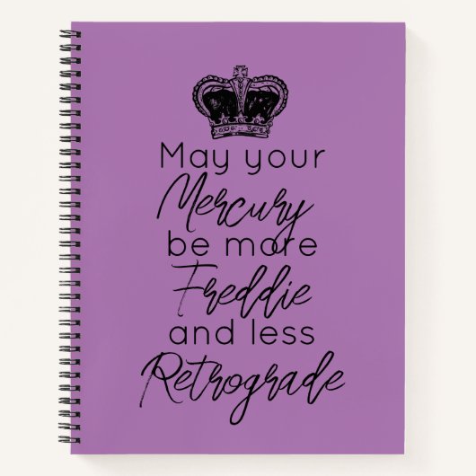 Moge uw kwik meer Fred en minder Retrograde zijn Notitieboek (Voorkant)