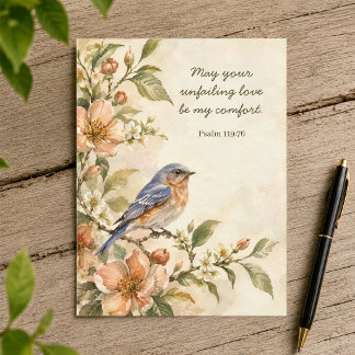 Moge Uw Onwankelbare Liefde Christelijk Geloof Briefkaart