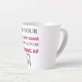 Moge uw spel uit de troep krachtig blijven AF 2 Latte Mok (Rechterhoek)