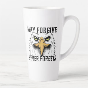 Moge vergeven, vergeet nooit Eagle Latte Mok