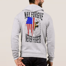Moge vergeven, vergeet nooit Eagle Rits Hoodie
