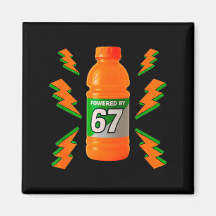 Mogelijk gemaakt door 67 Aura Energie Grappig 6 7 Magneet