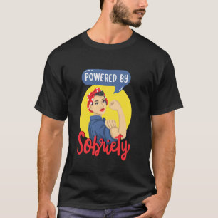 Mogelijk gemaakt door nuchterheid Anonieme Alcohol T-shirt