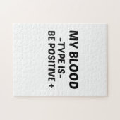 MOGELIJK MIJN BLOEDTYPE LEGPUZZEL (Horizontaal)