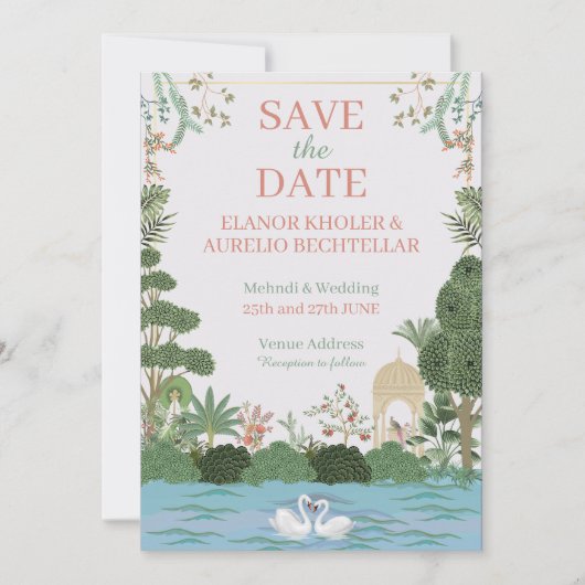 Mogelijk ontwerp bruiloft uitnodiging (Voorkant)