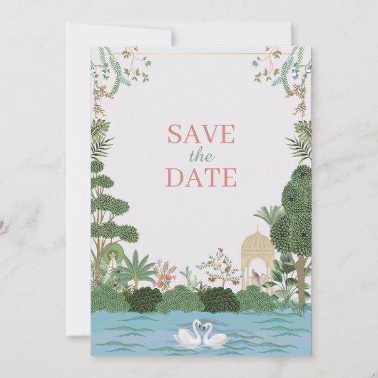 Mogelijk ontwerp bruiloft uitnodiging (Achterkant)