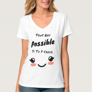 "Mogelijke" T-Shirt de Motivation Personnelle