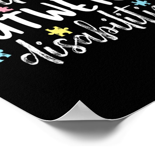 Mogelijkheden die de zichtbaarheid van het autisme poster (Hoek)