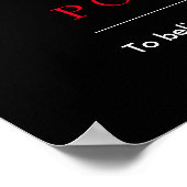 Mogelijkheden Quote Clouds in Clear Blue Sky Poster (Hoek)