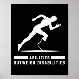 Mogelijkheden wegen op tegen handicaps Running Mar Poster
