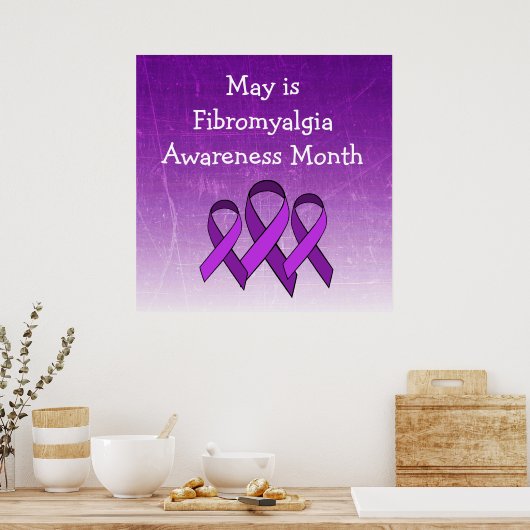 Mogelijkheid is Fibromyalgie Bewustheid Maand Post Poster (Keuken)